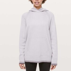 Lululemon Lilac Knit Hooded Pullover